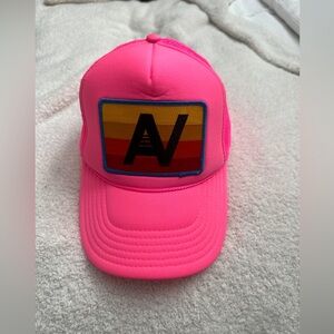 Aviator Nation LOGO RAINBOW VINTAGE TRUCKER HAT